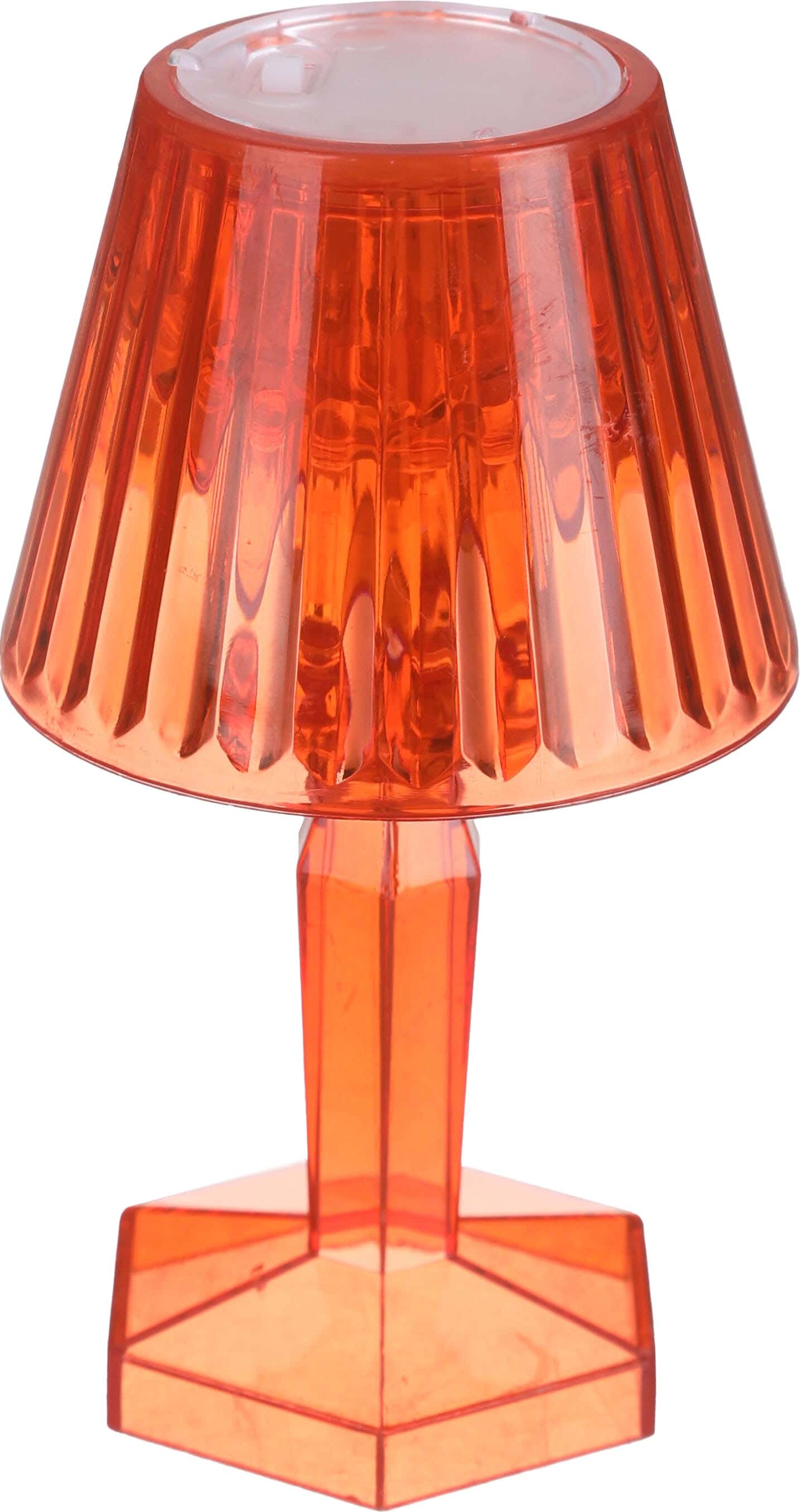 Falmer Acrylic Lampshade With Small Bulb, 12 Cm - Red