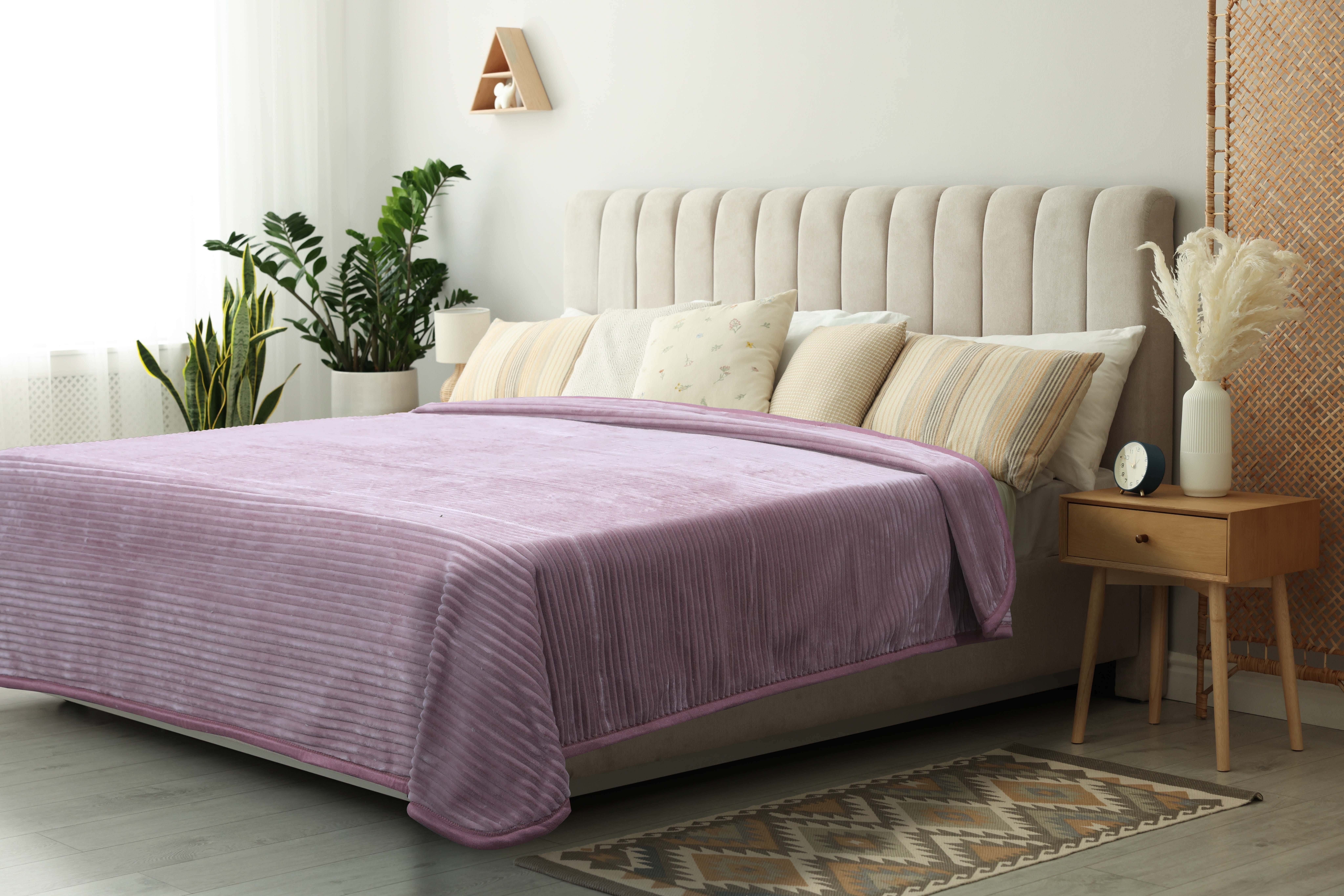 Morano Velvet Two Layer Blanket, 220x240 cm, approximately 5700 g - Cashmere