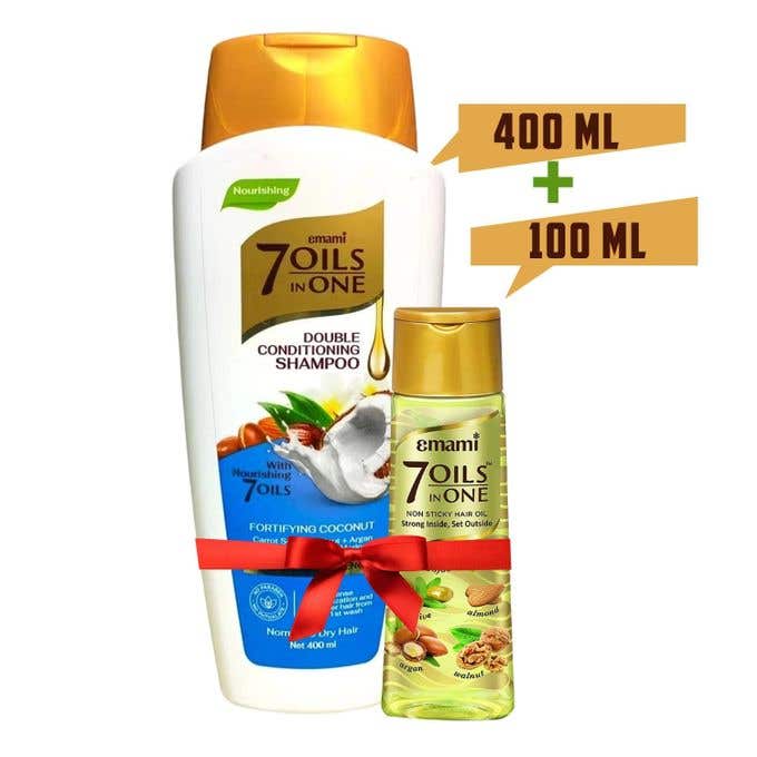 Frontal Hair Oil, 7 in 1 with Frontal Shampoo - Multi-Color