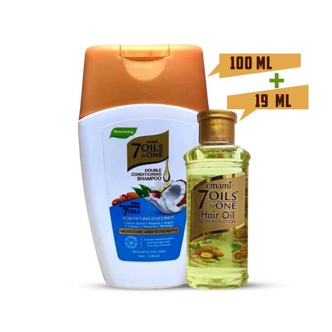 Front Hair Oil, 7 in 1 with Front Shampoo, Hair Moisturizer - Multi-Color