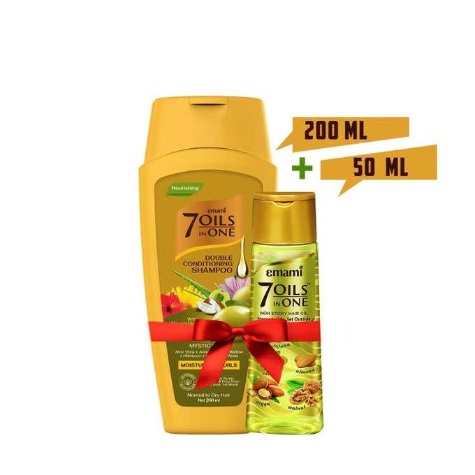 Front Hair Oil, 7 in 1 with Front Shampoo, Moisturizing Hair, Enriched with Olive Oil - Multi-Color