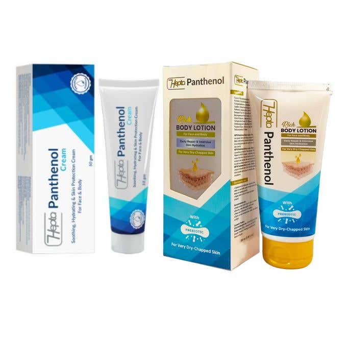 Panthenol Moisturizing Cream for Skin with Panthenol Body Lotion - Multi-Colored
