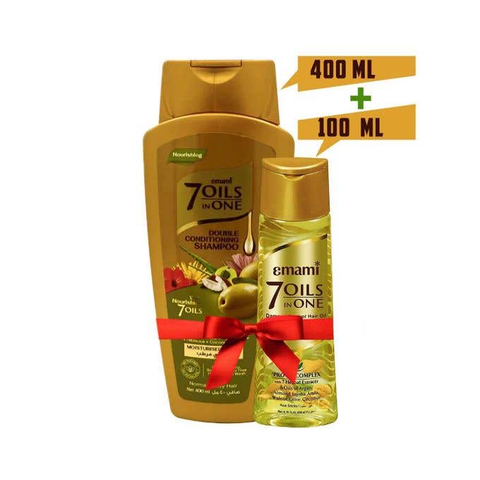 Front Hair Oil, 7 in 1 with Front Shampoo, Moisturizing Hair, Enriched with Olive Oil - Multi-Color