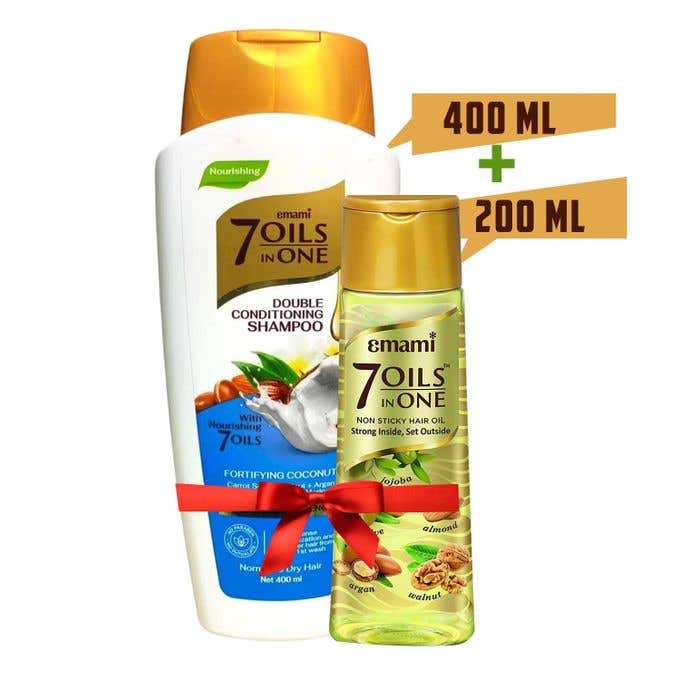 Frontal Hair Oil, 7 in 1 with Frontal Shampoo - Multi-Color