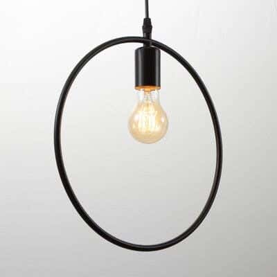 Metal Chandelier Pendant With Rust-Resistant Metal Coating, 10 X 25 X 80 Cm - Black