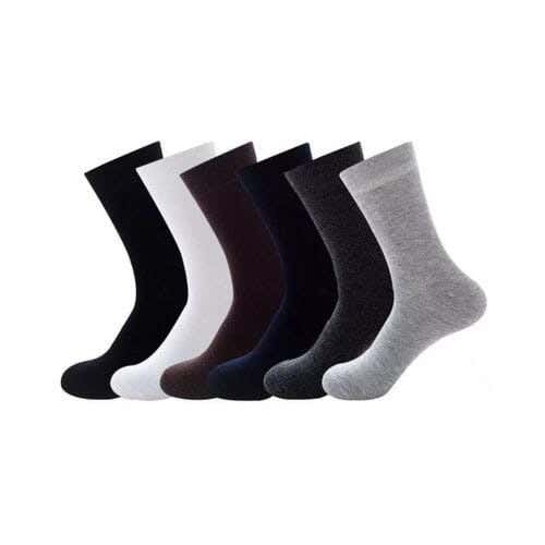 Men's Sock Set, 6 Pieces, Size 40-45, Cotton - Multicolor