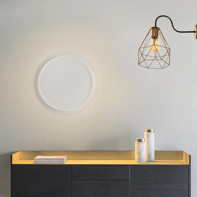 Wall Light Hanging, 50x20x20 cm - Black Gold