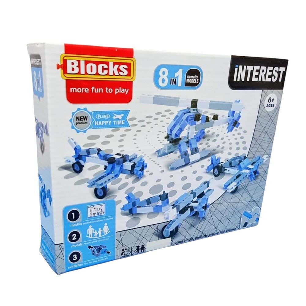 INTEREST W71-298-3 8 in 1 Car Building Kit - Multicolor
