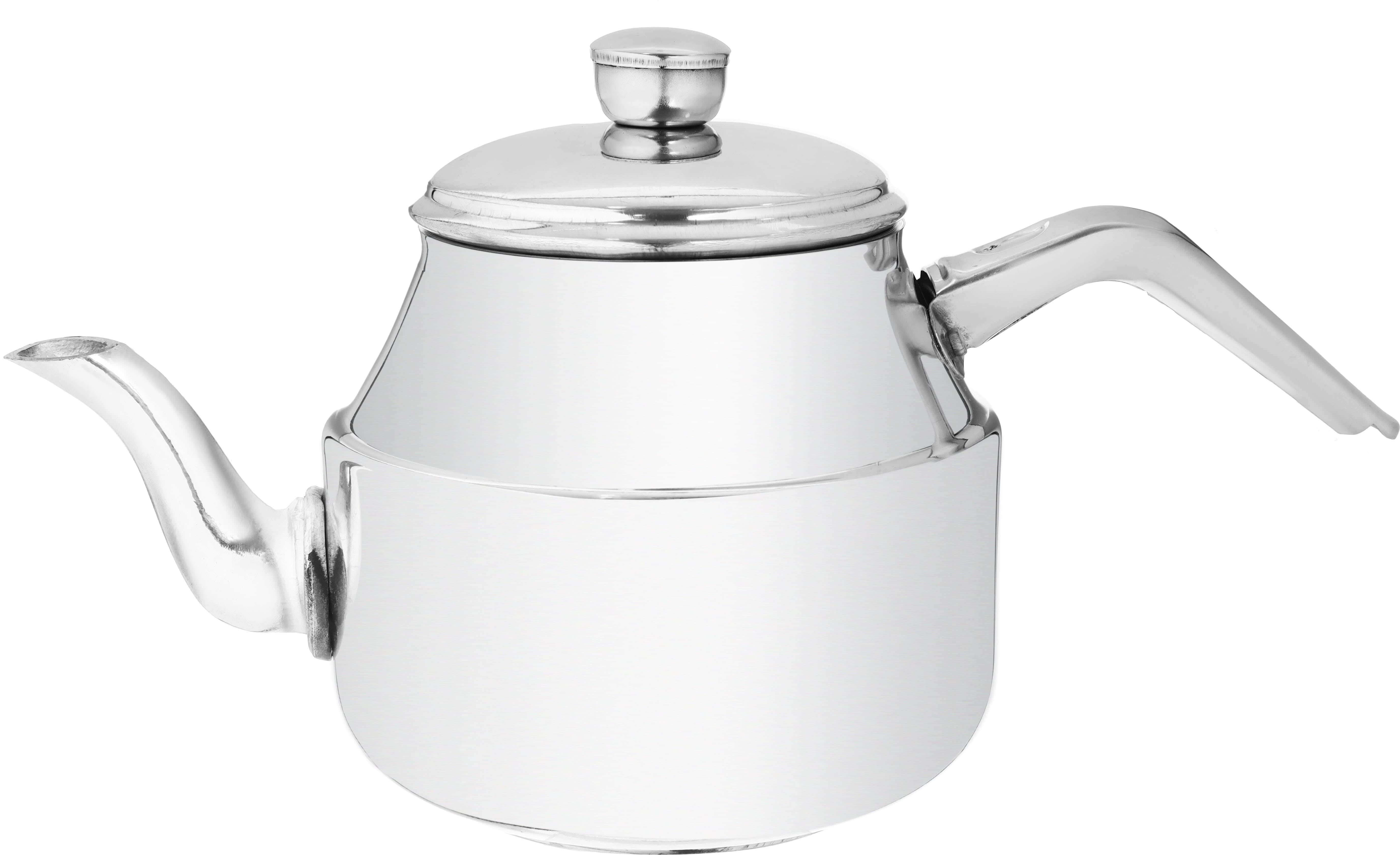 Zenouki Aluminum Teapot, 1 Liter - Silver
