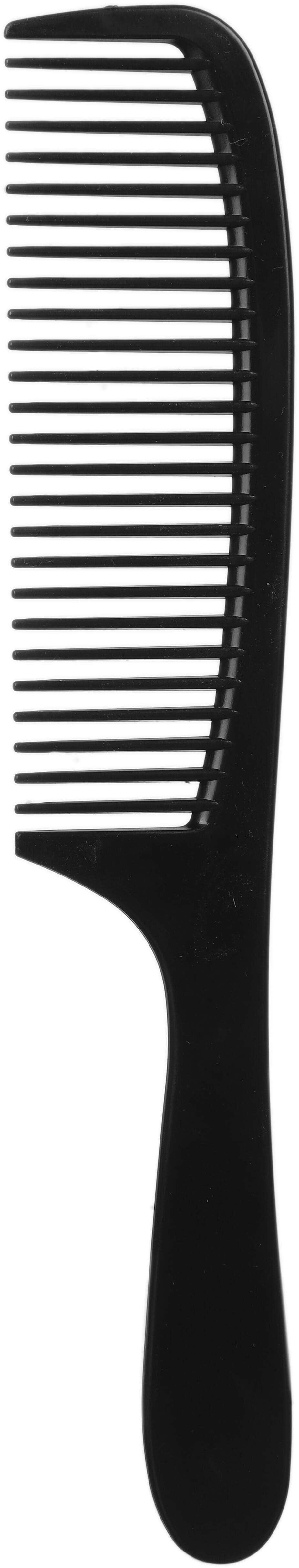 Plastic Hair Comb for Hair Styling, 21.5 cm - Black