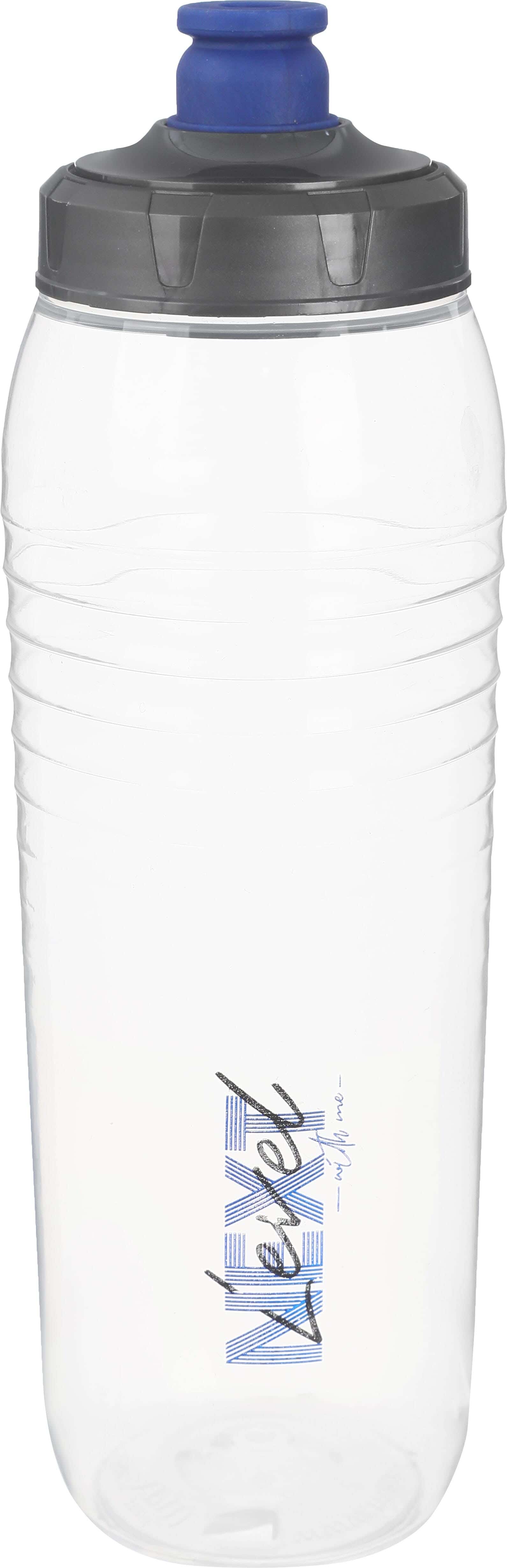 Max Plast Plastic Sports Water Bottle, 800 ml - Clear Black