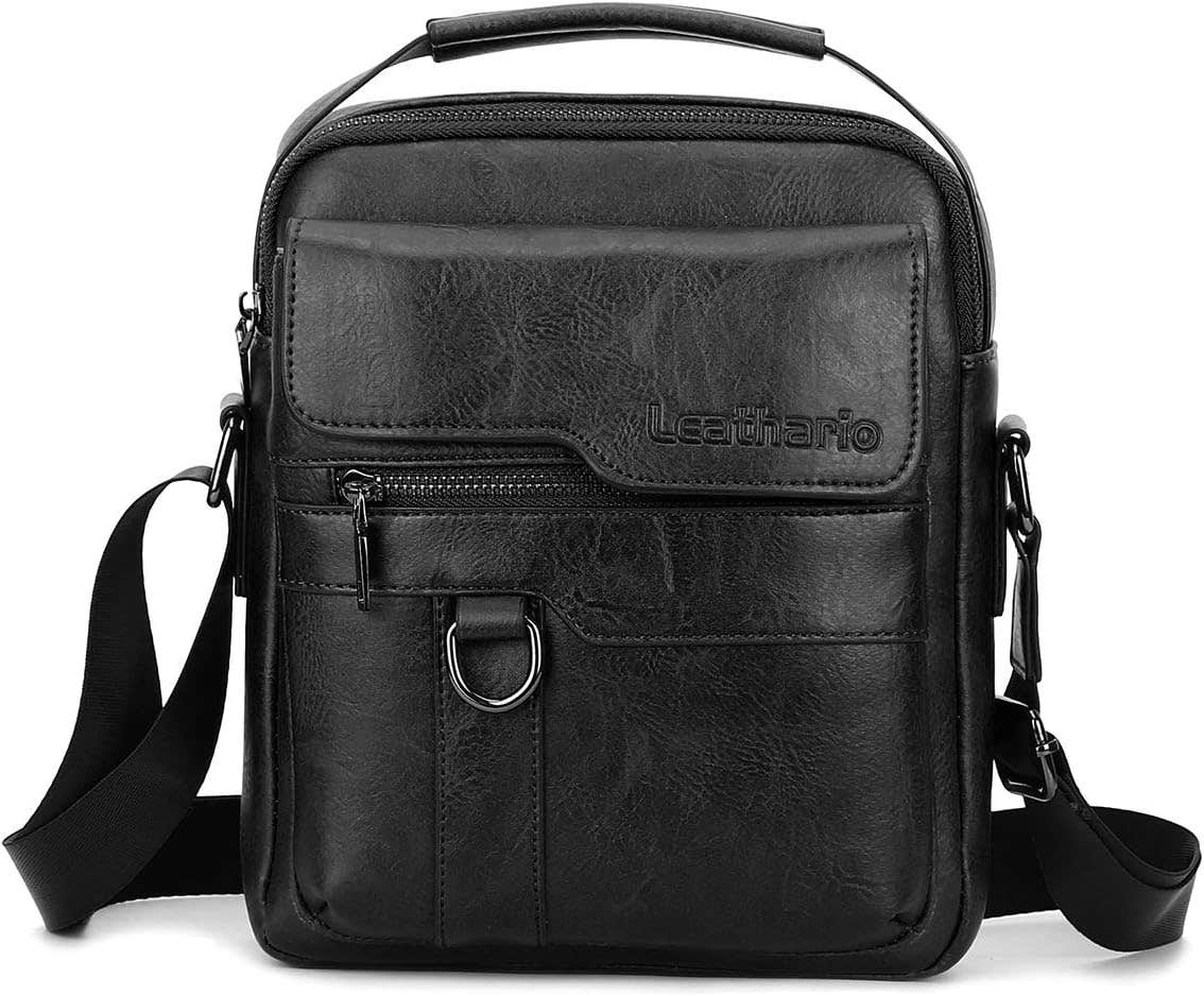 Leathario Synthetic Leather Shoulder Bag, Small
