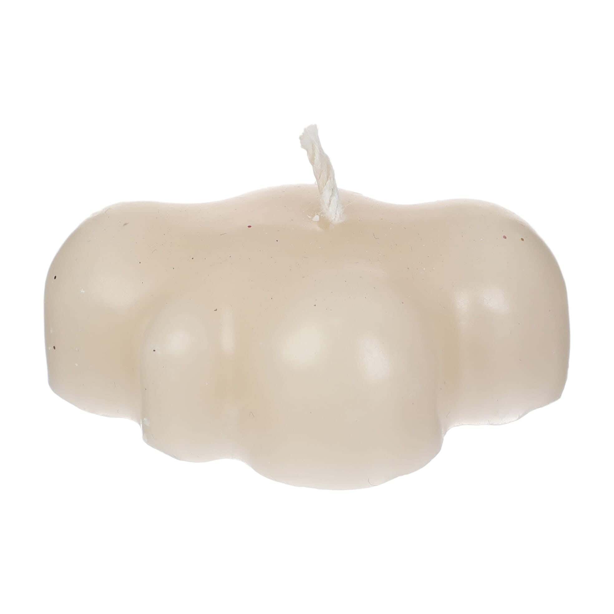 Aromatic Candle, Bubbles Cube Shape, 3 cm - White