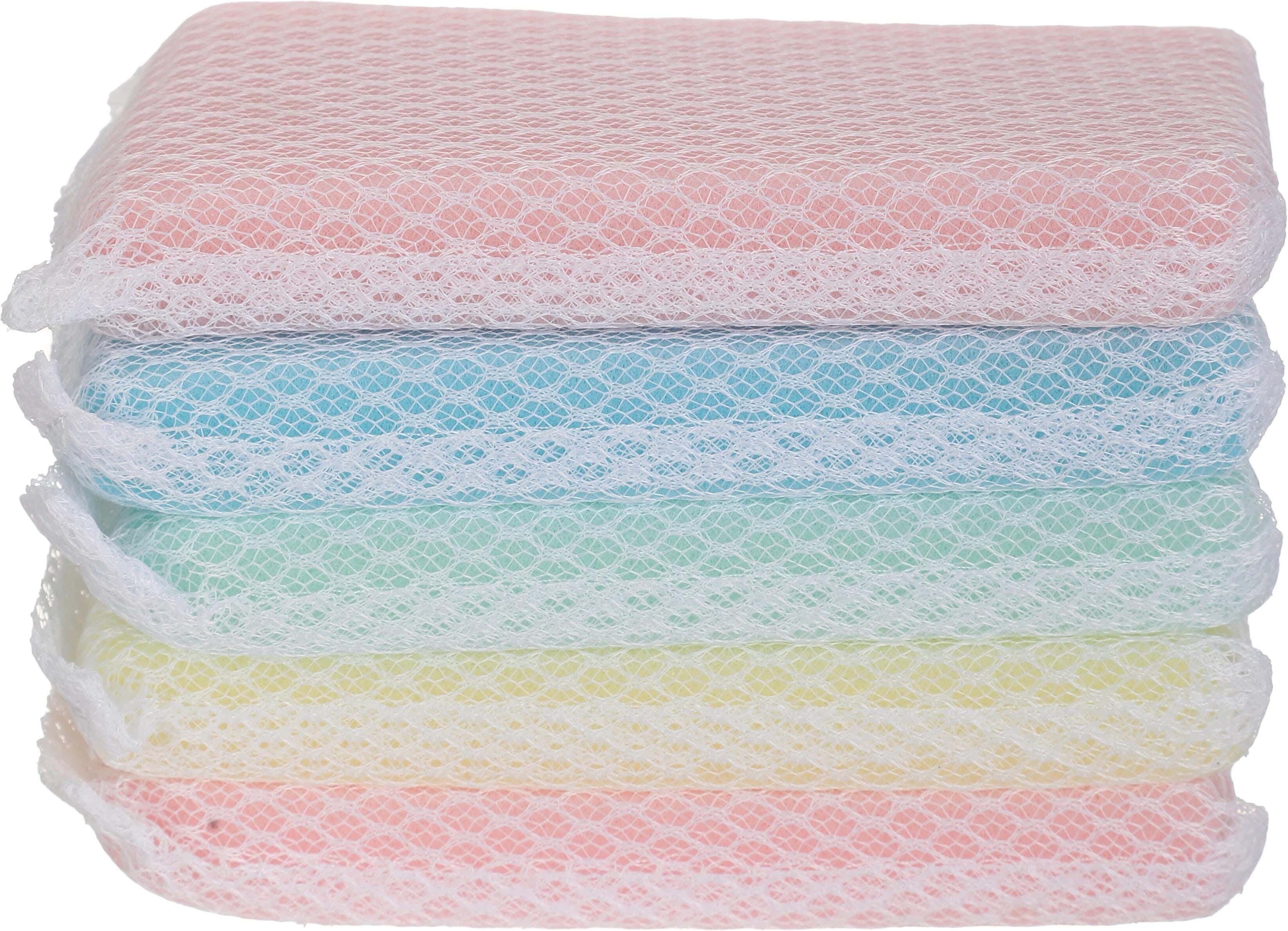 Liao Dishwashing Sponge Set, 5 Pieces, 2×7.5×15 cm - Multicolor