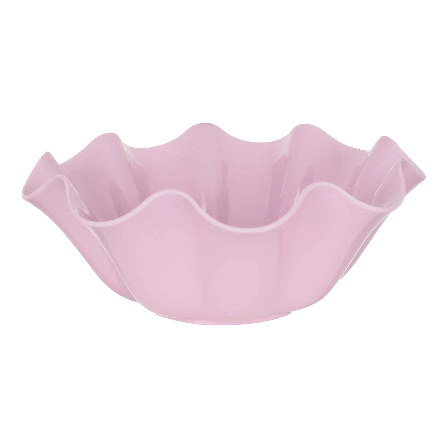 Elmohandes Melamine Fruit Plate Flower Shape, 33 cm - Mauve
