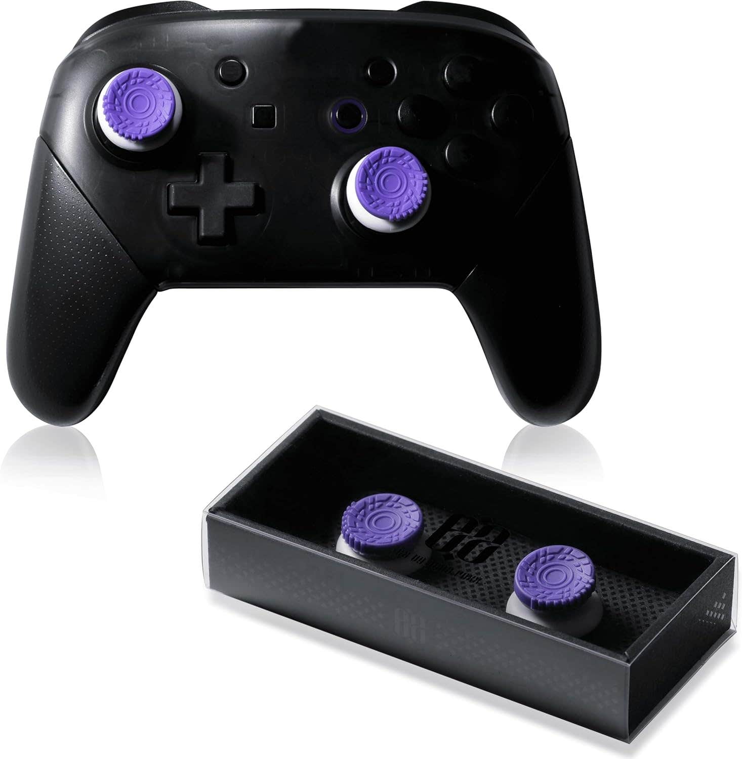 Ez Silicone Controller Thumb Grips Caps for PlayStation, Xbox One, 2 Pieces - Purple