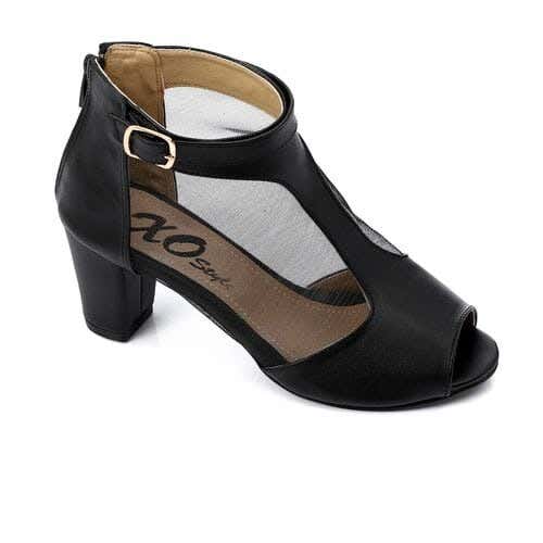 XO Style Leather Sandal With Heels For Women
