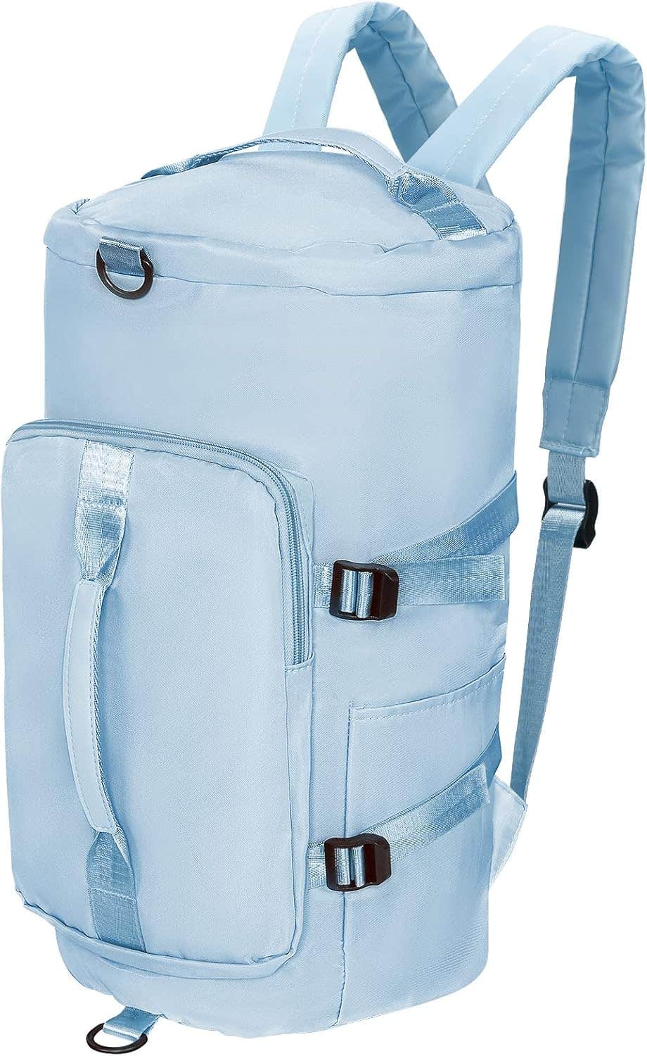 Nihome Shoe Compartment Travel Duffel Bag - Blue