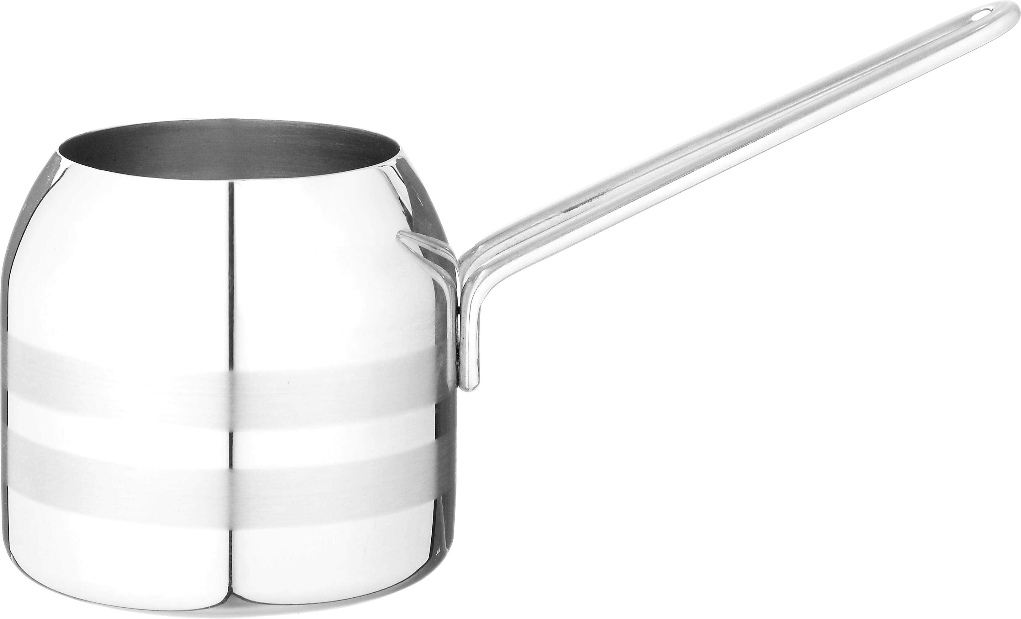 Aboud Stainless Steel Coffee Pot, Size 3 - Silver