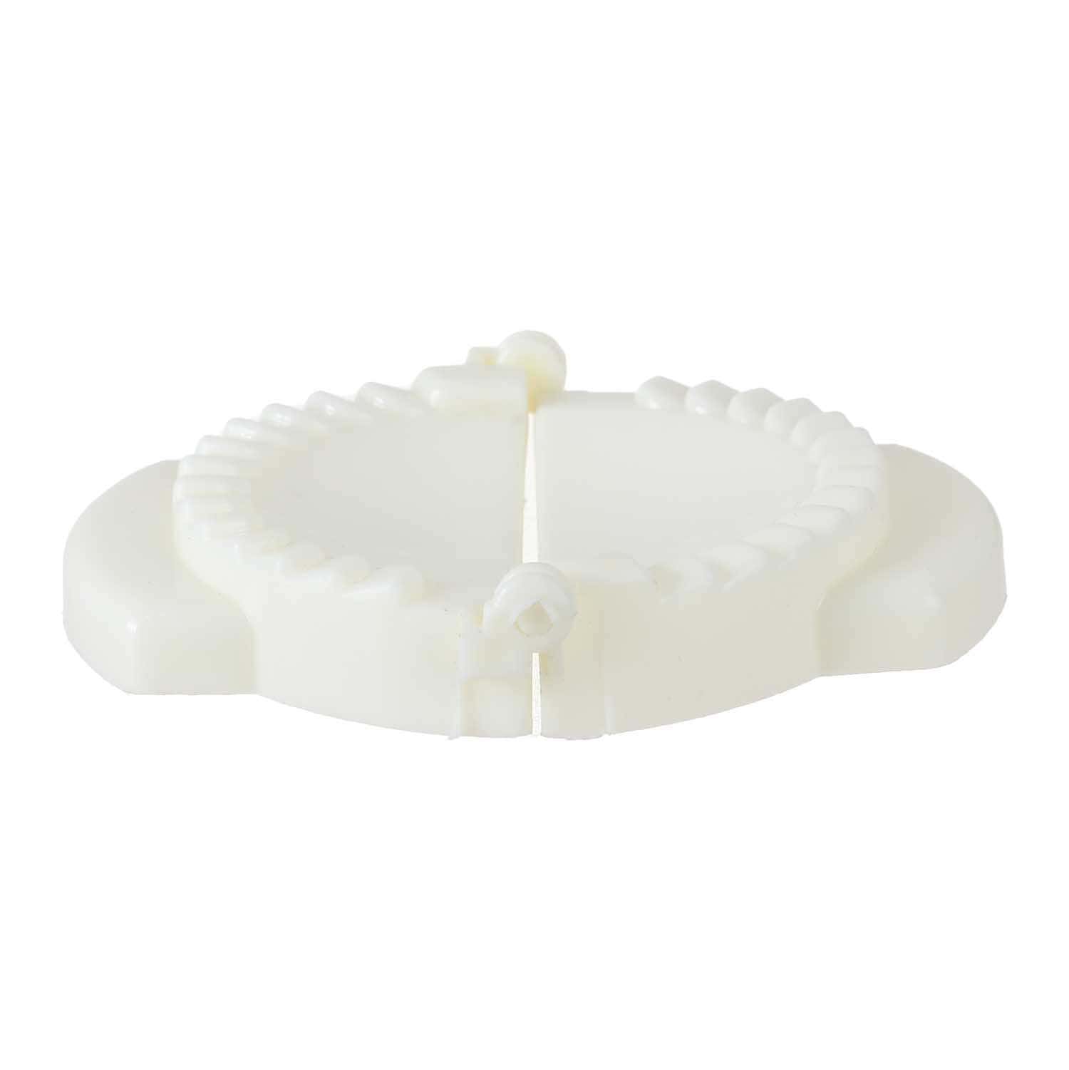 Bassiouny Plast Pastry Forming Press, 11 cm - White