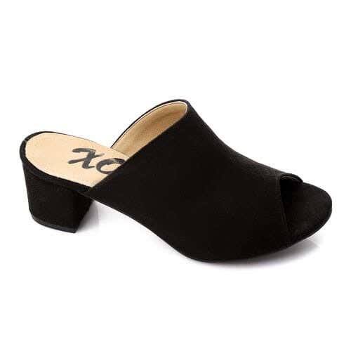 XO Style Leather Sandal With Heels For Women