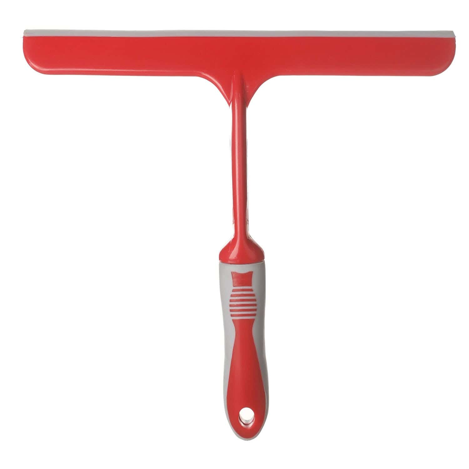 Liao Plastic Glass Cleaning Wiper, 27 cm - Red Grey