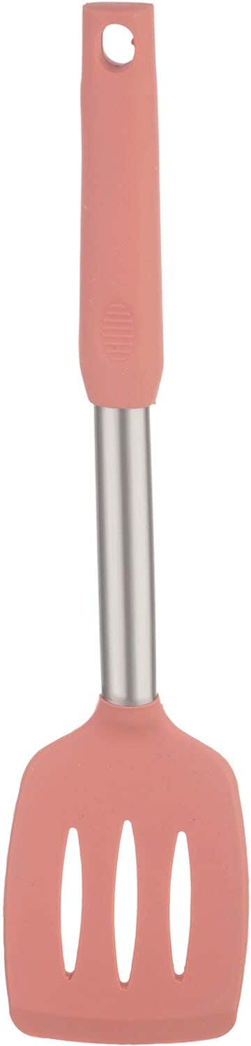 ELCHEEF Silicone Scoop, Stainless Steel Handle, 34 cm - Cashmere