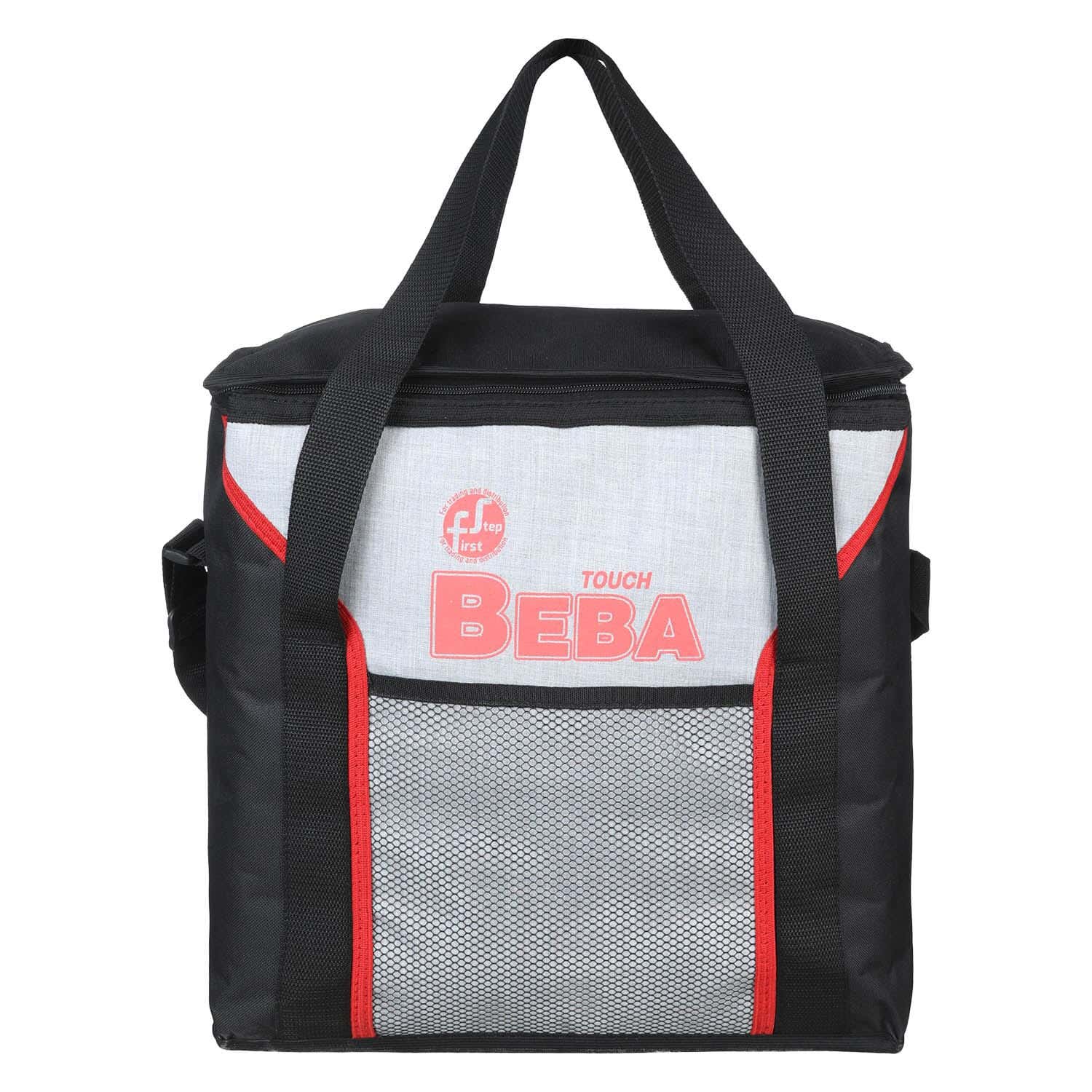Beba Thermal Bag with Zipper, 25 Liter - Black