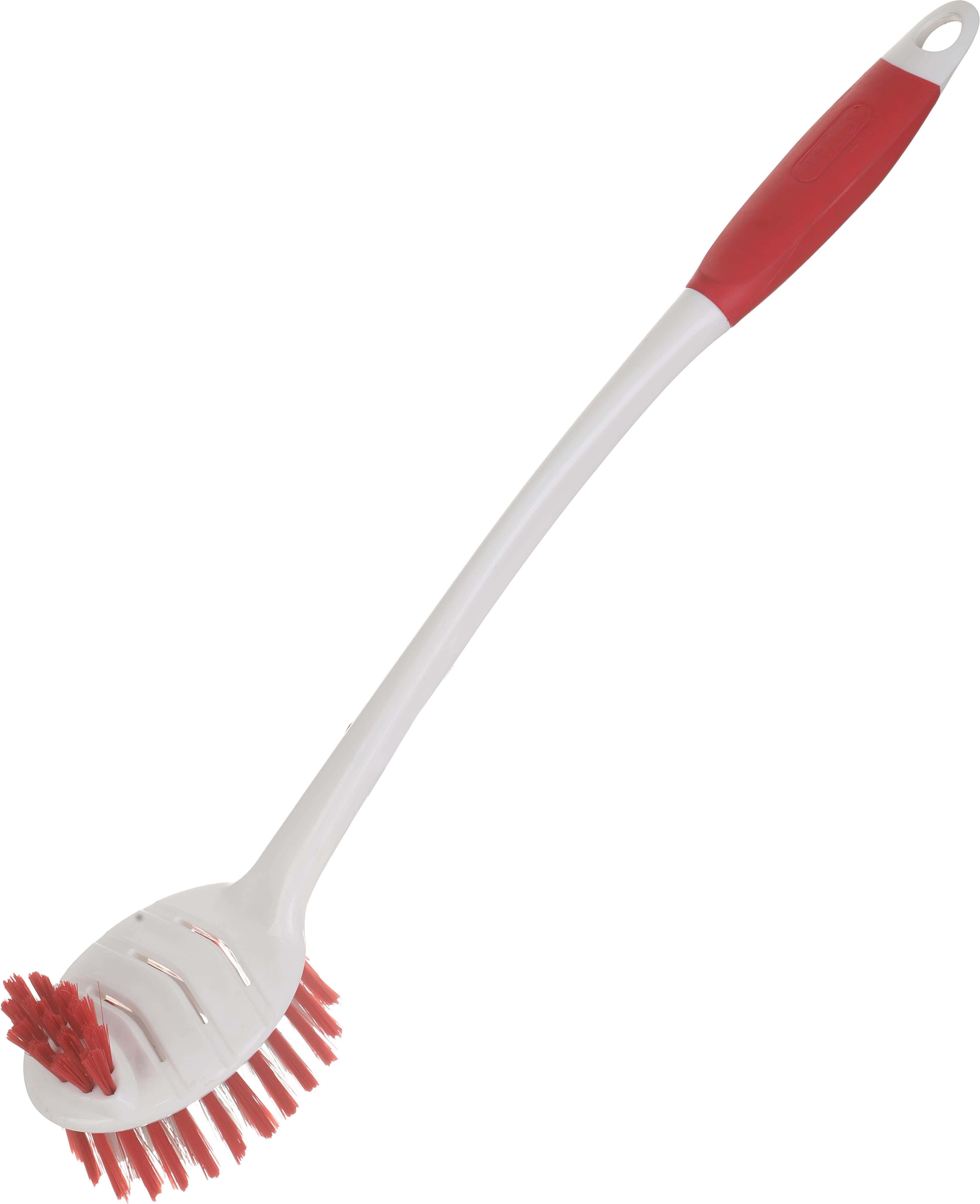 Liao Plastic Cleaning Brush, 45 cm - Red White