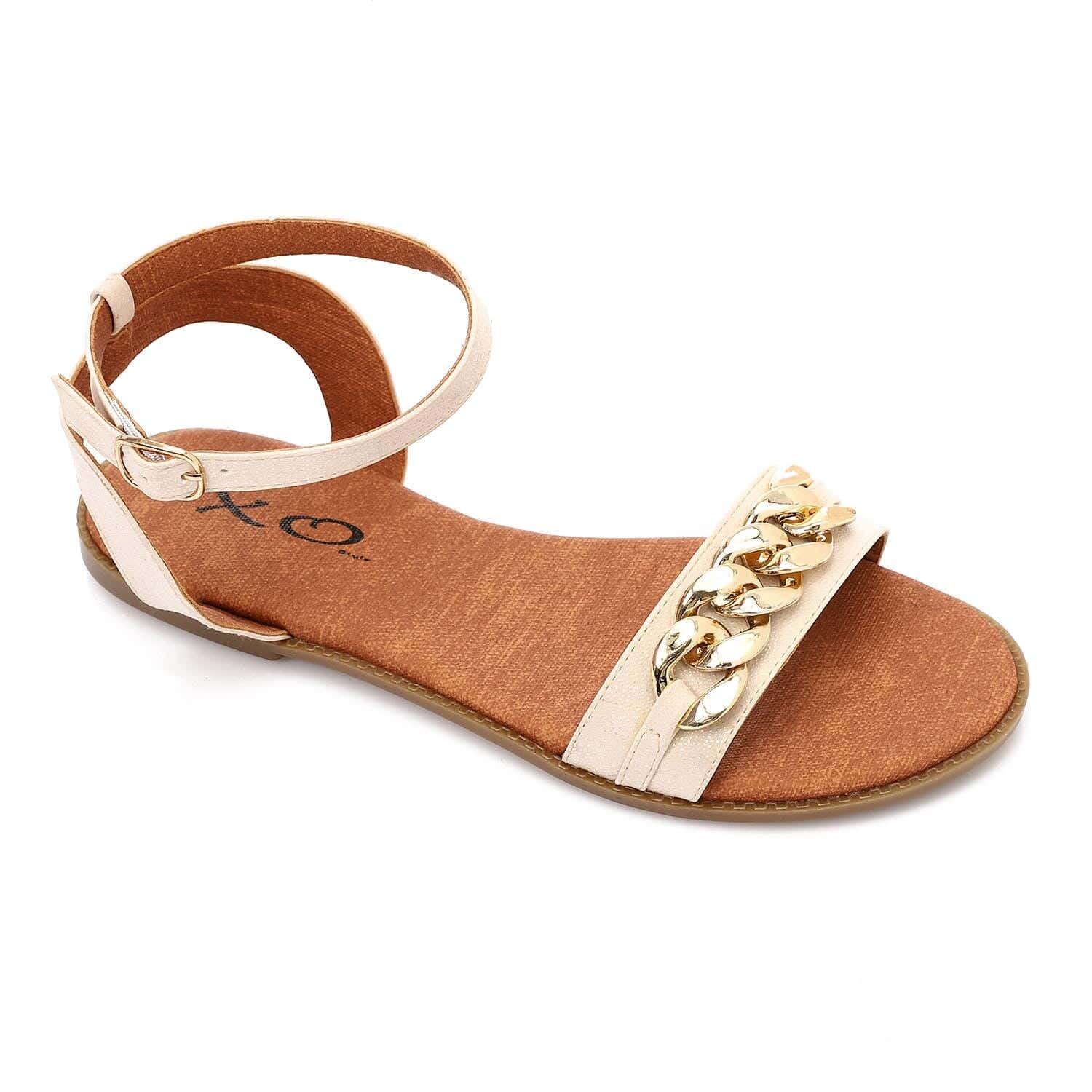 XO Style Leather Sandal For Women