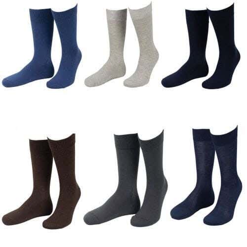 Men's Sock Set, 6 Pieces, Size 40-45, Cotton - Multicolor