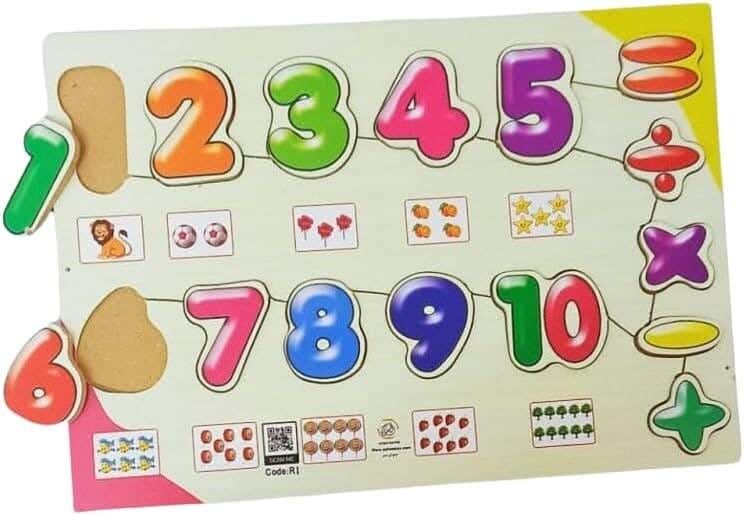 Alsafwa R2-1 English Letters Mini Educational Puzzle - Multicolor