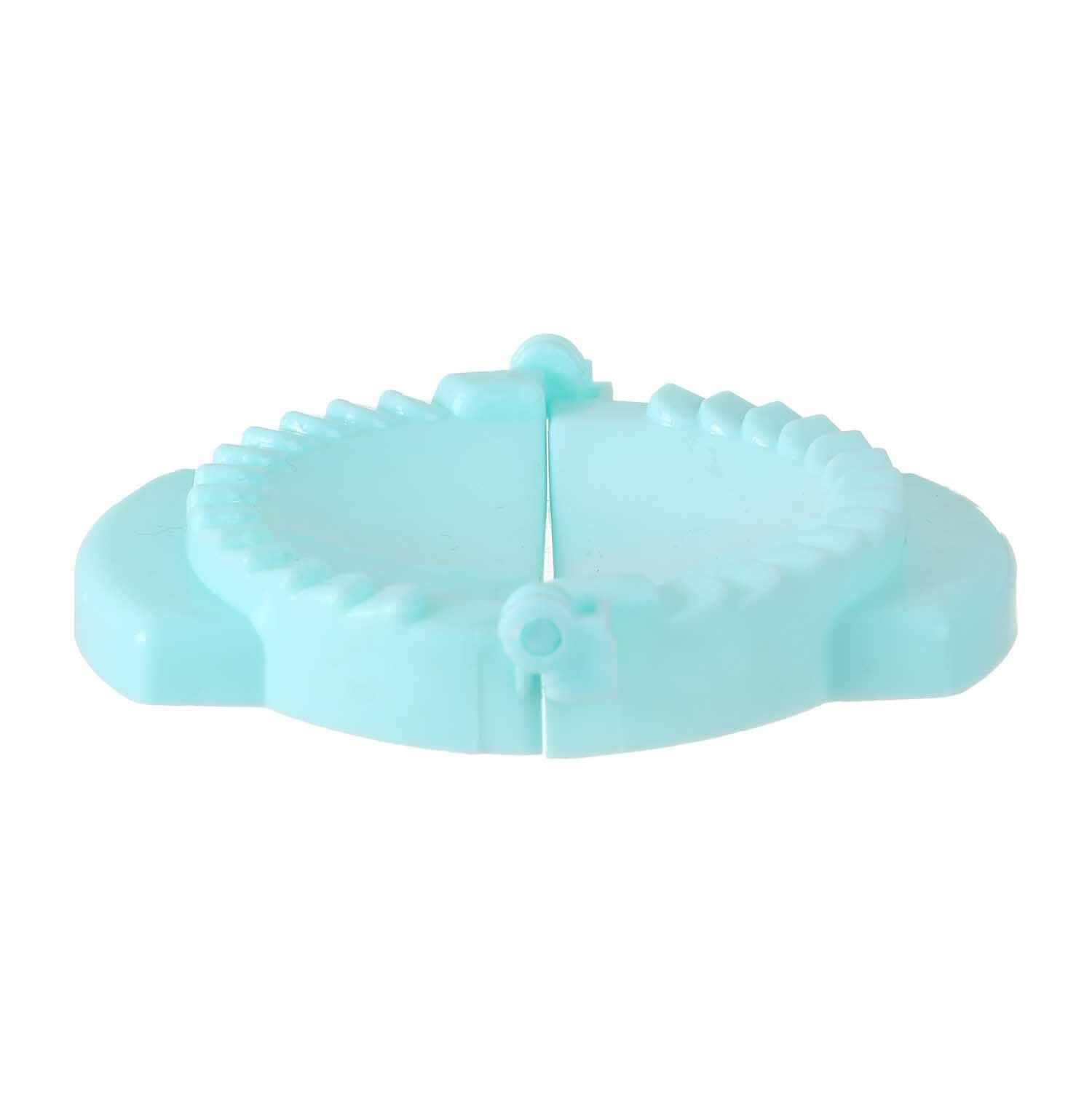 Bassiouny Plast Pastry Forming Press, 11 cm - Light Blue