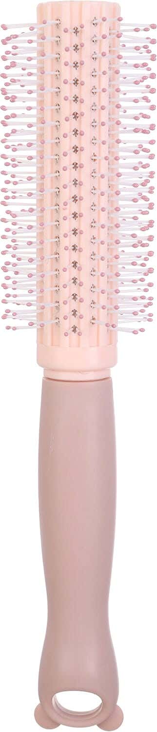 Falmer Hair Brush with Plastic Handle, 360 Degree, 23 cm - Rose