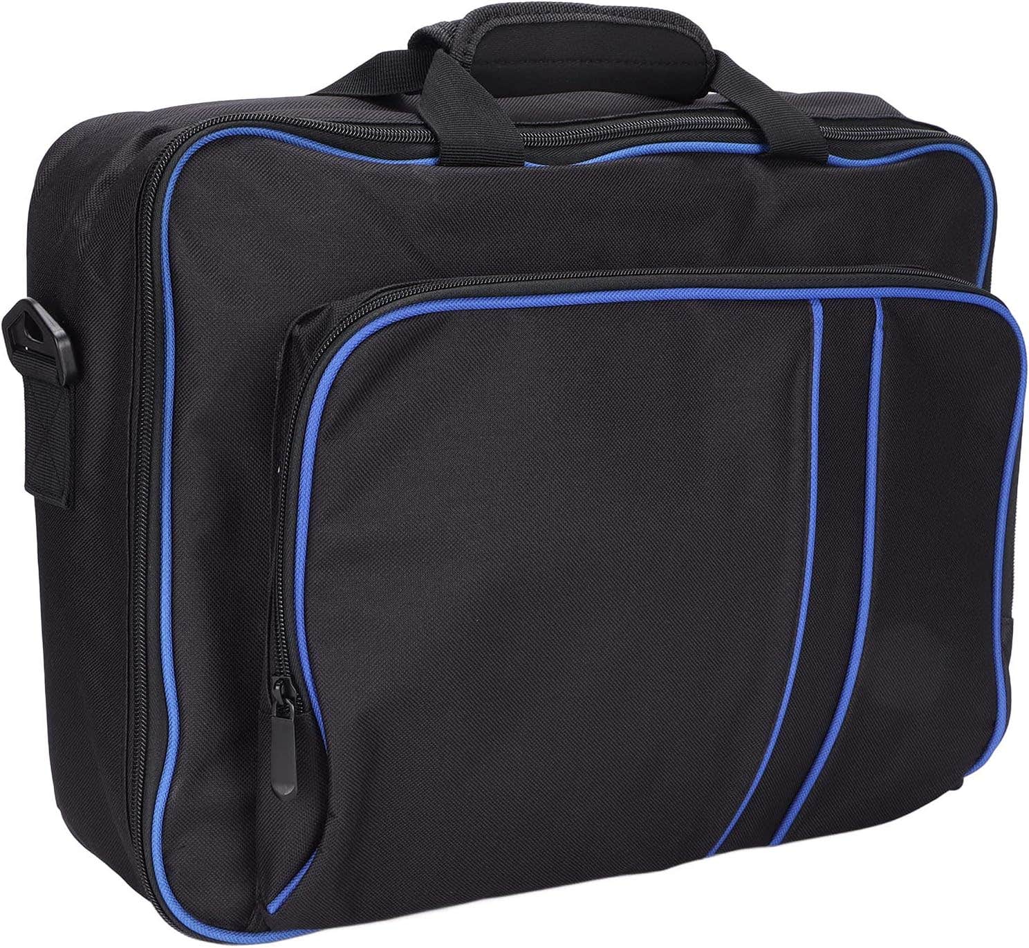 Annadue Shockproof Waterproof Travel Shoulder Bag for PlayStation 5 - Black
