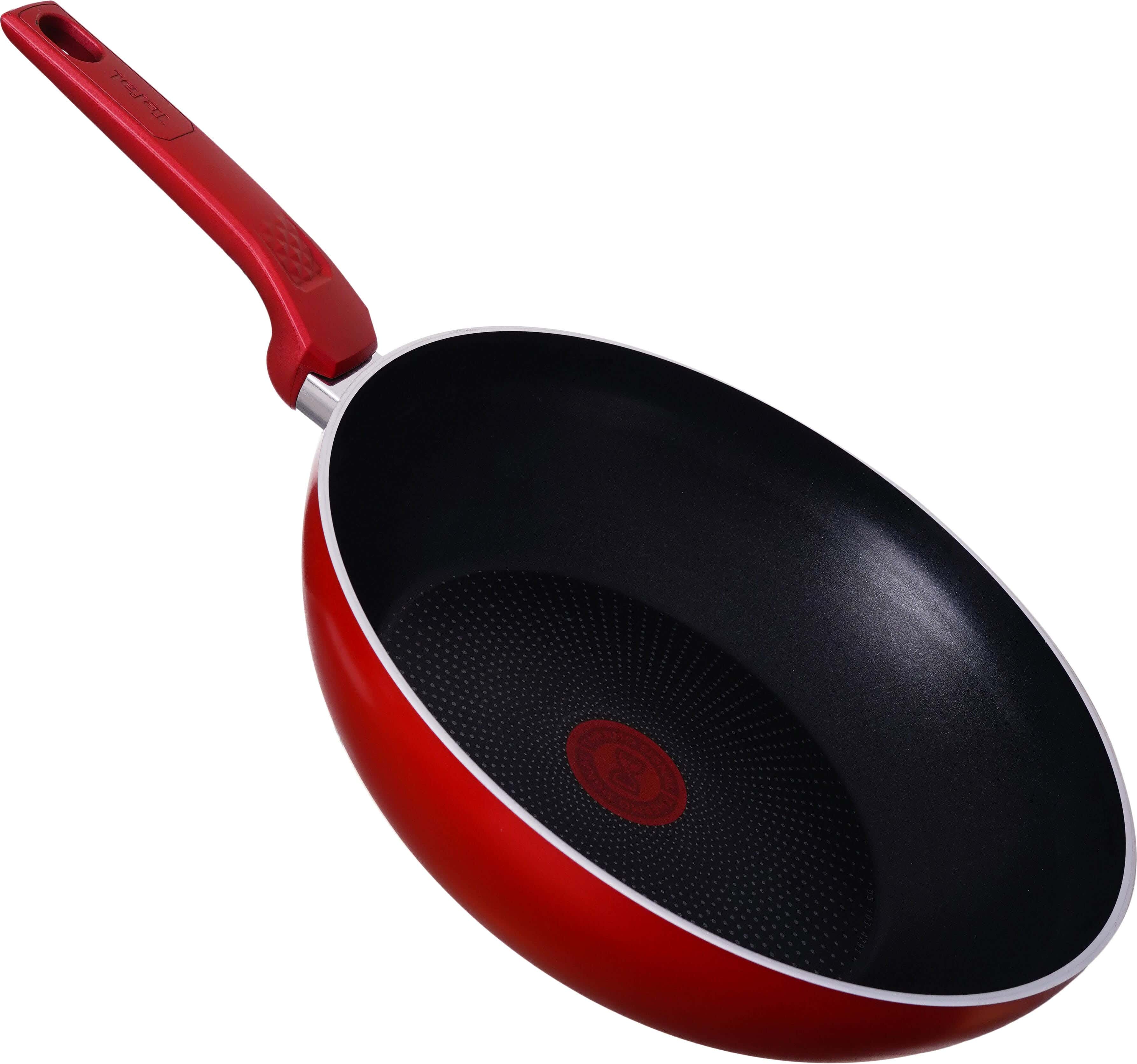 Tefal Teflon Deep Fryer, 28 cm - Red