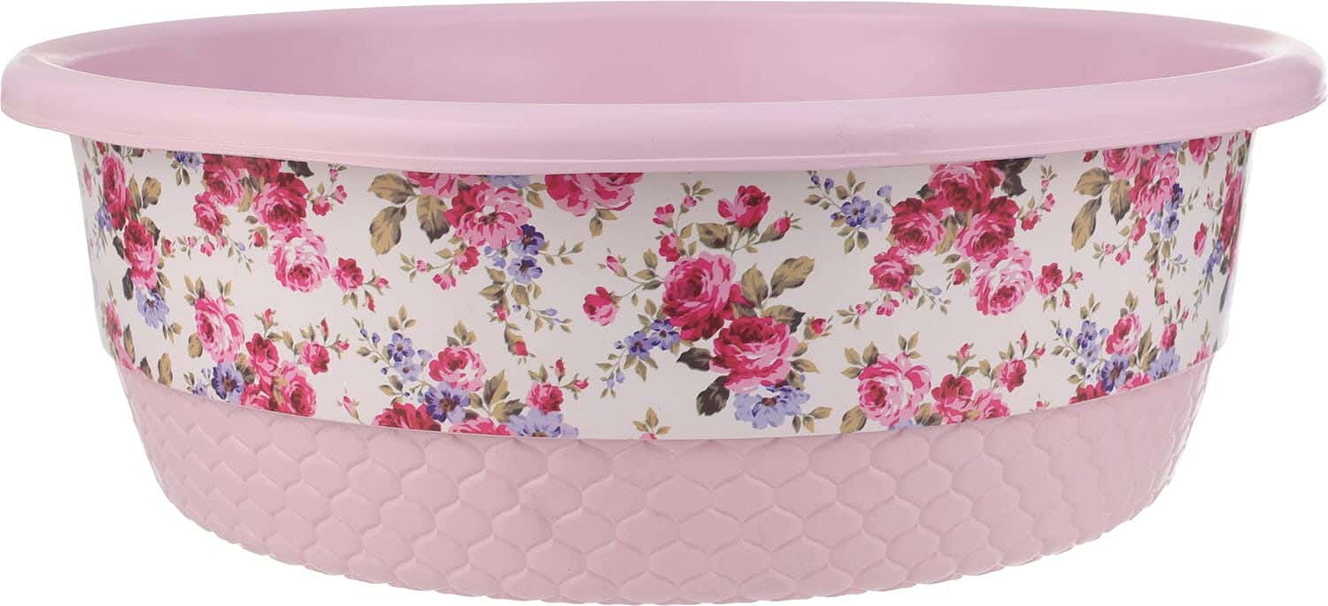 El Helal & Star Plastic Washing Dish, 42 cm - Rose