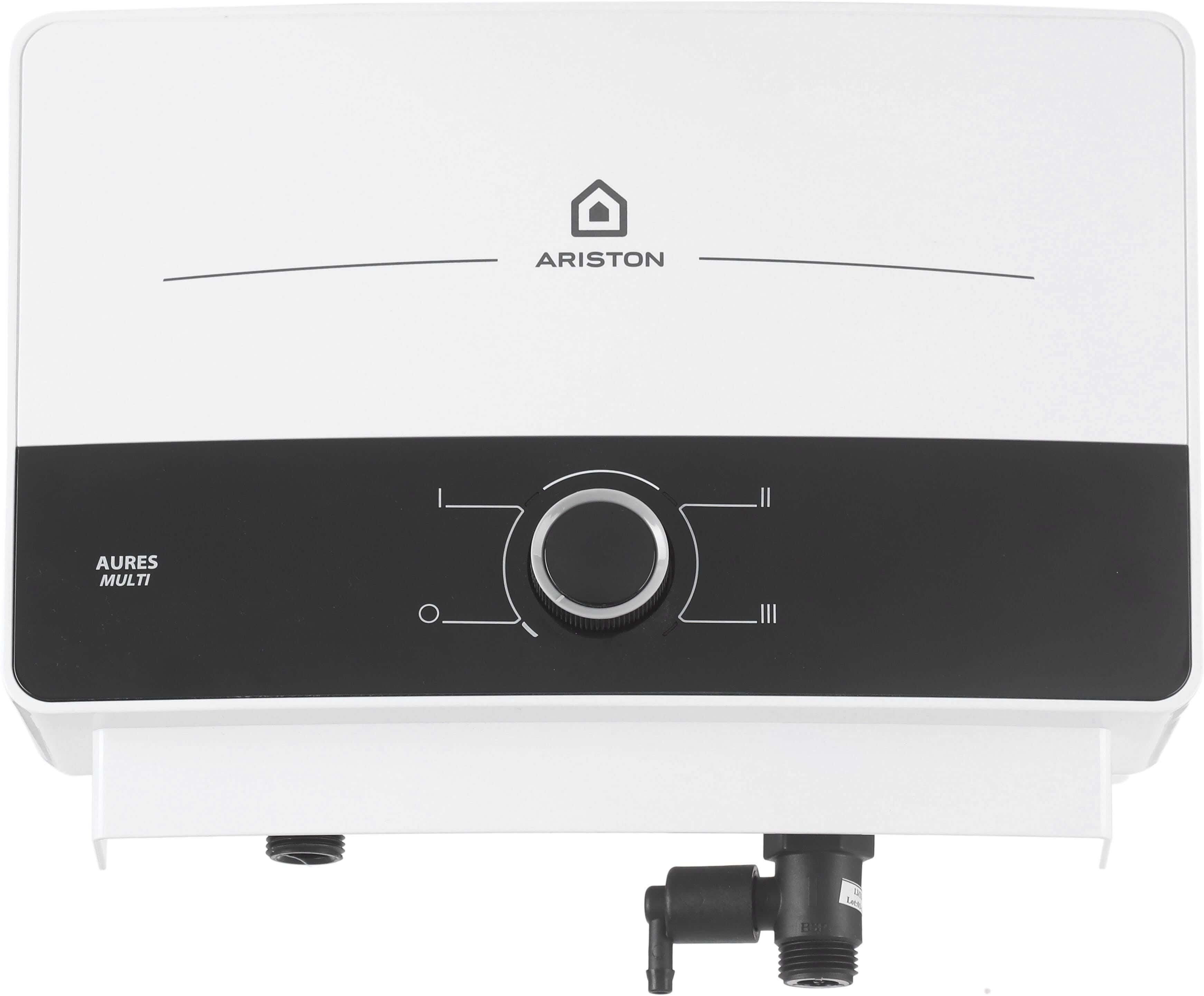 Ariston AURES M 9.5 EU Instant Electric Water Heater, 9.5 KW - White Black