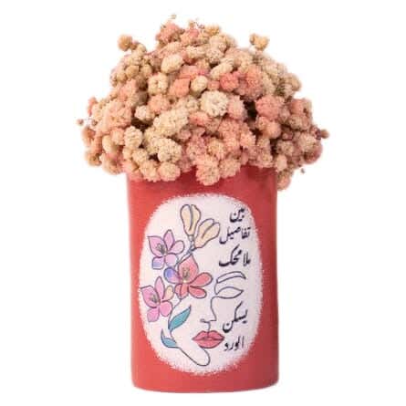 Pottery Flowers Pot, 8×10 cm - Red
