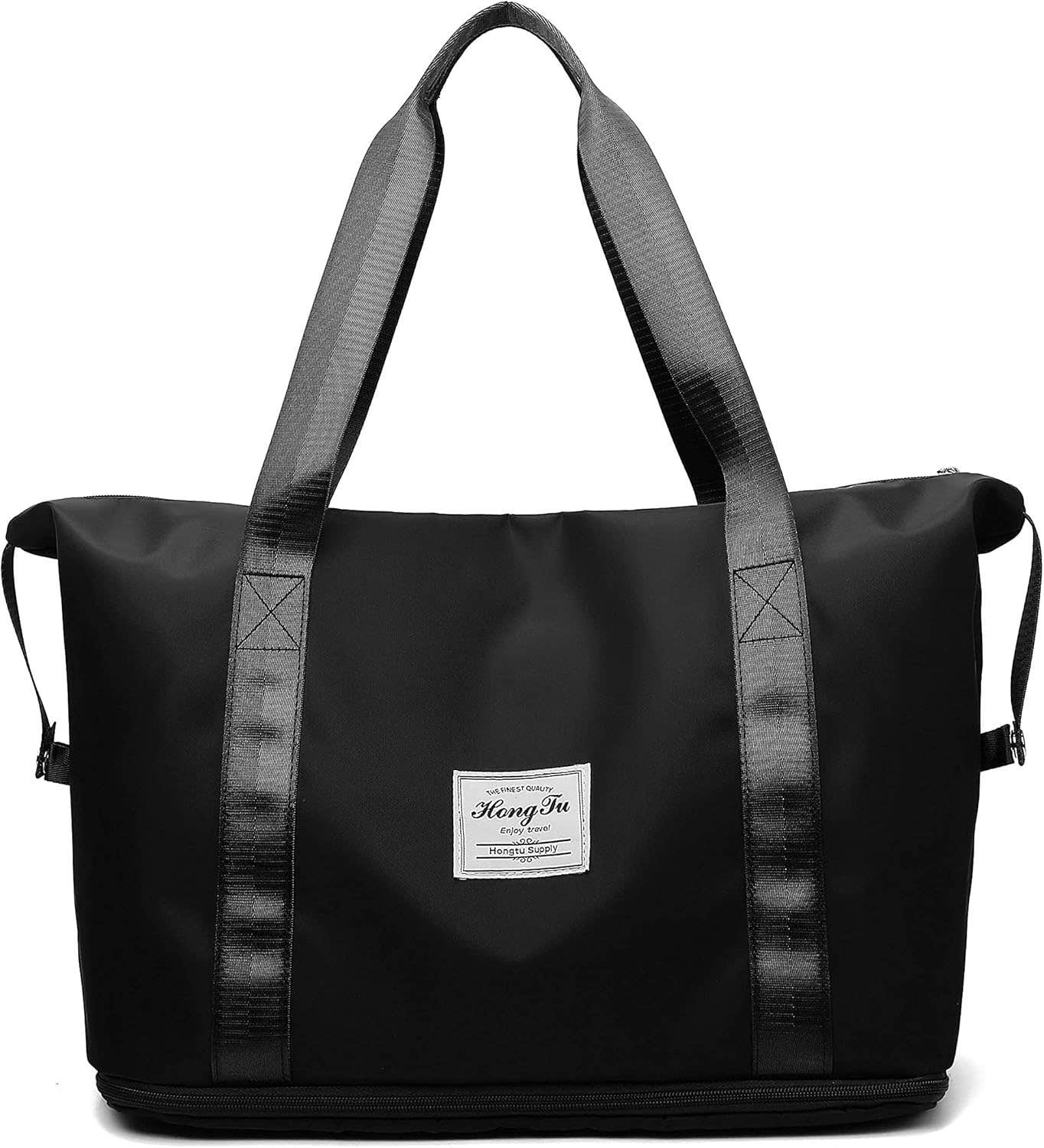Guncore Expandable Travel Duffel Bag, Large - Black