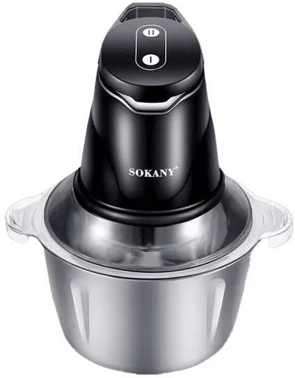 Sokany SK-7020 Chopper, 400 Watt, 2 Liter  - Black Silver