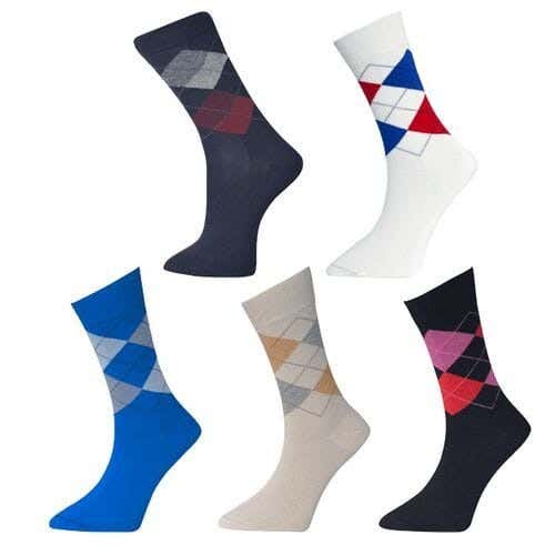 Men's Sock Set, 5 Pieces, Size 40-45, Cotton - Multicolor