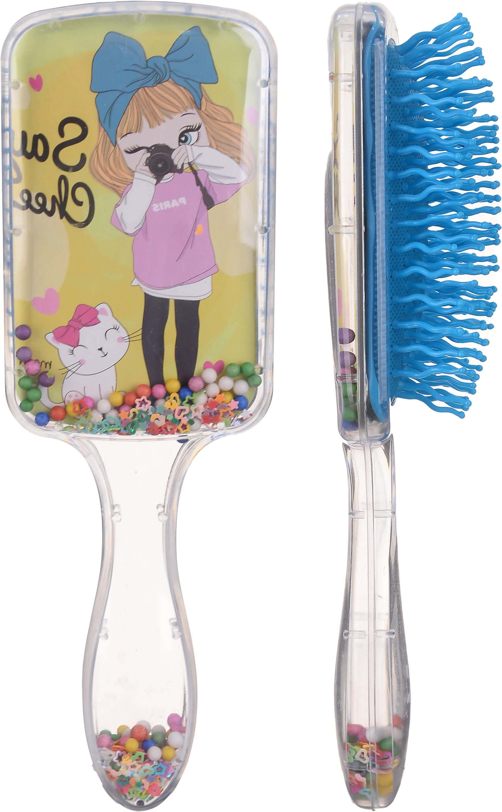 Falmer Plastic Hair Brush for Girls, 20 cm - Multicolour