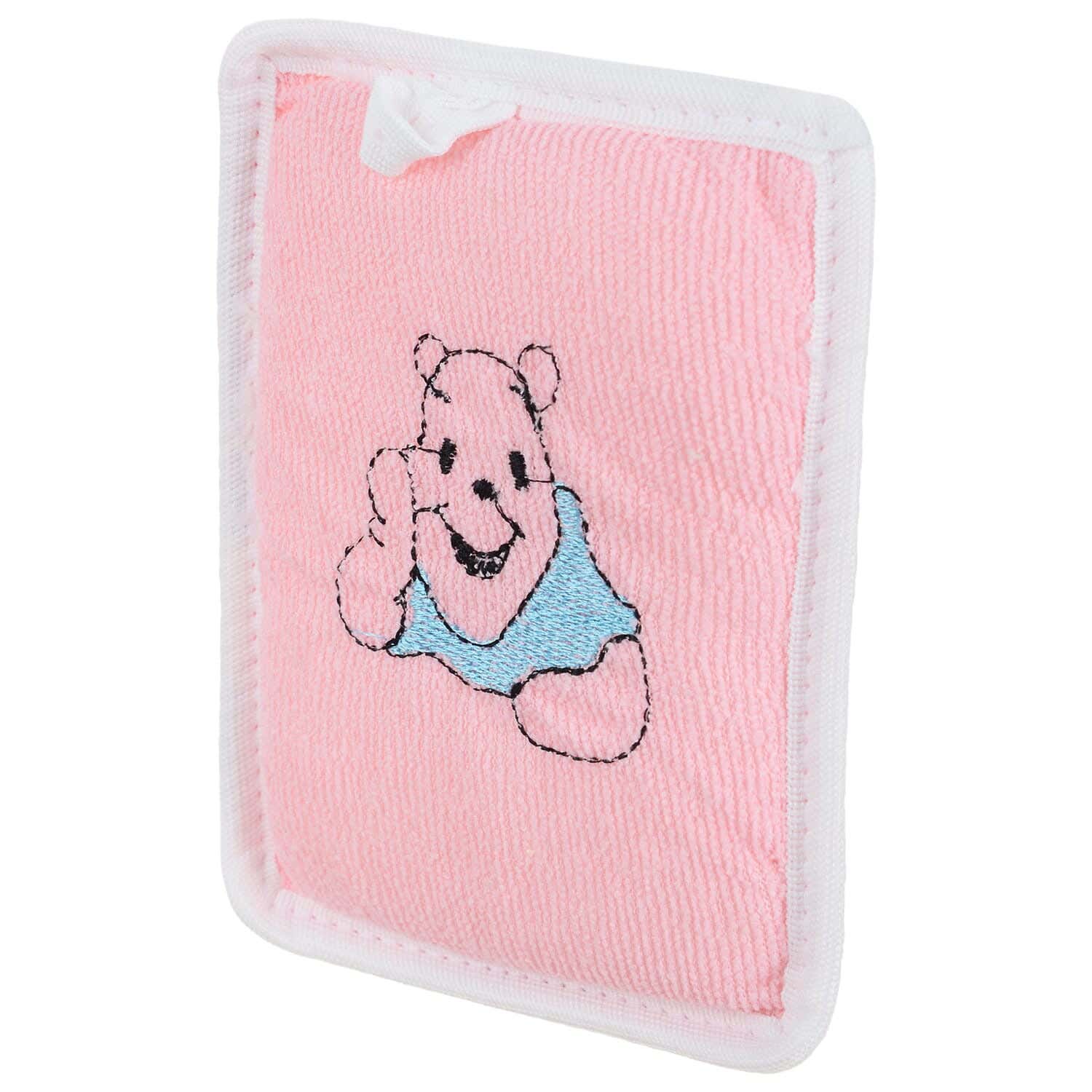 First Step Massage Loofah, 15×12 cm - Pink