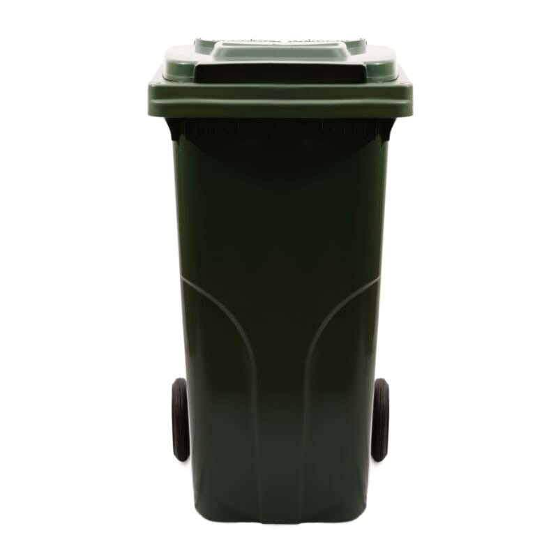 Out Door Trash Bin, 120 Liter, 92×57×45 cm - Green