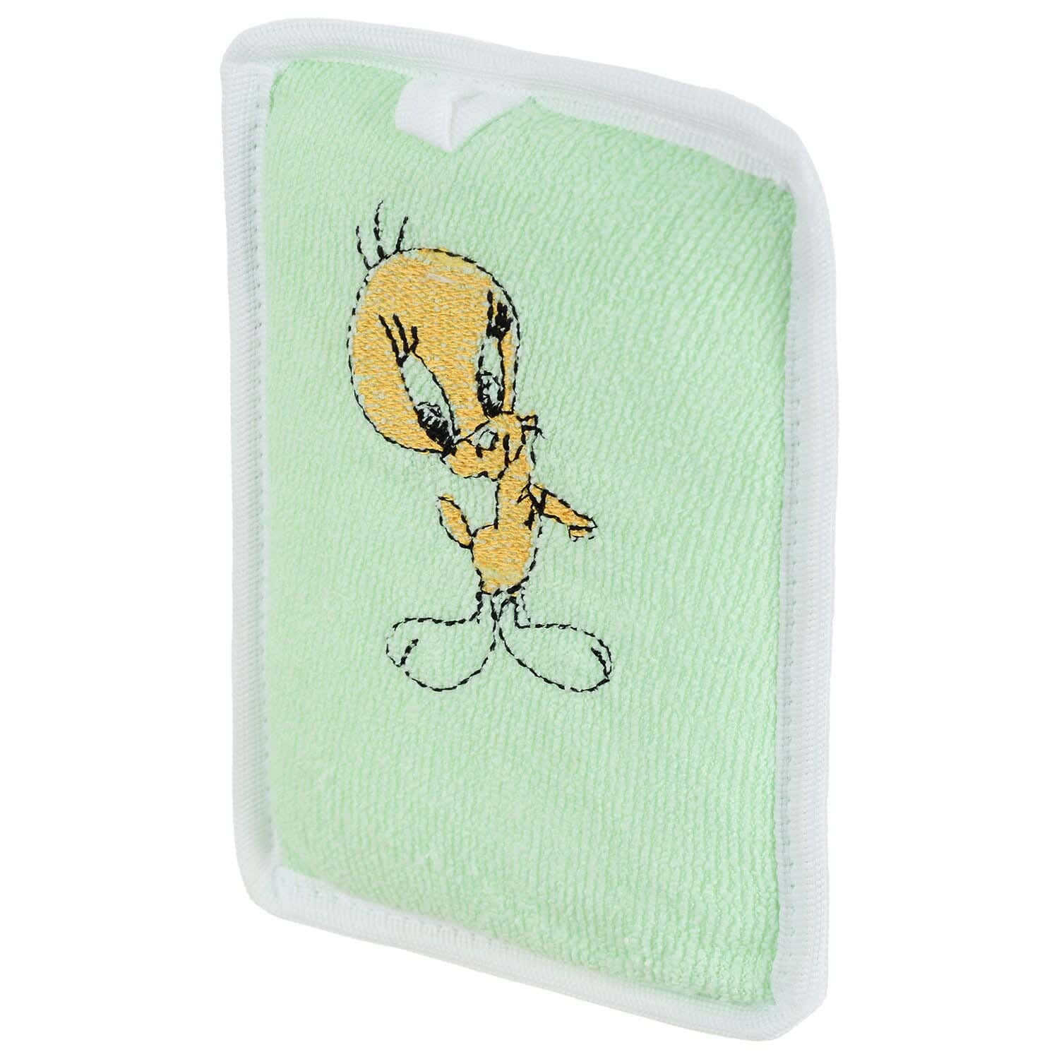 First Step Massage Loofah, 15×12 cm - Turquoise