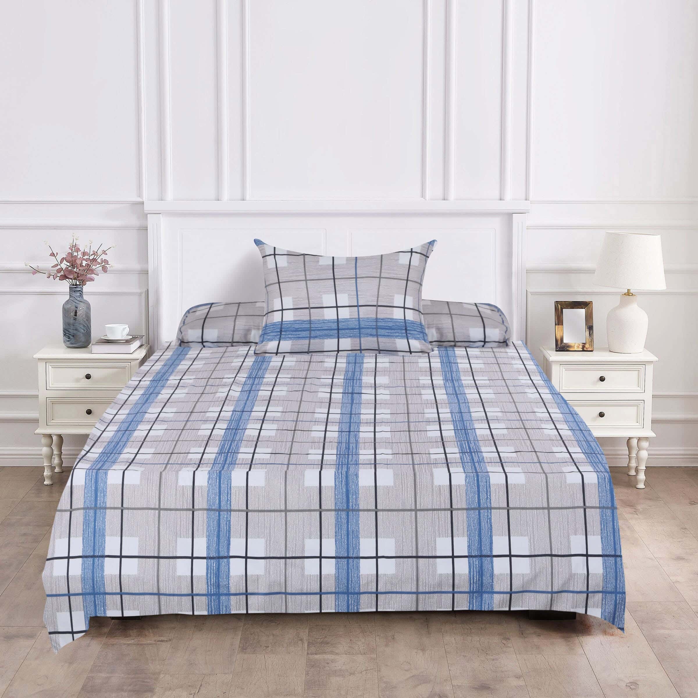 Ronza Home Microfiber Bedding Sheet Set , 6 Pieces, Approximately 2000 Grams - Multicolor