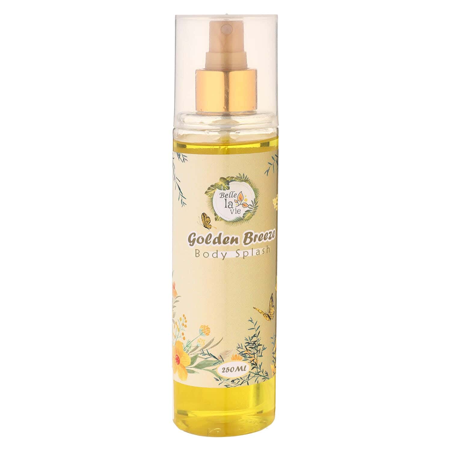 Billy Lavi Body Mist, with the scent of the French perfume Paris Hilton, 250 ml - yellow