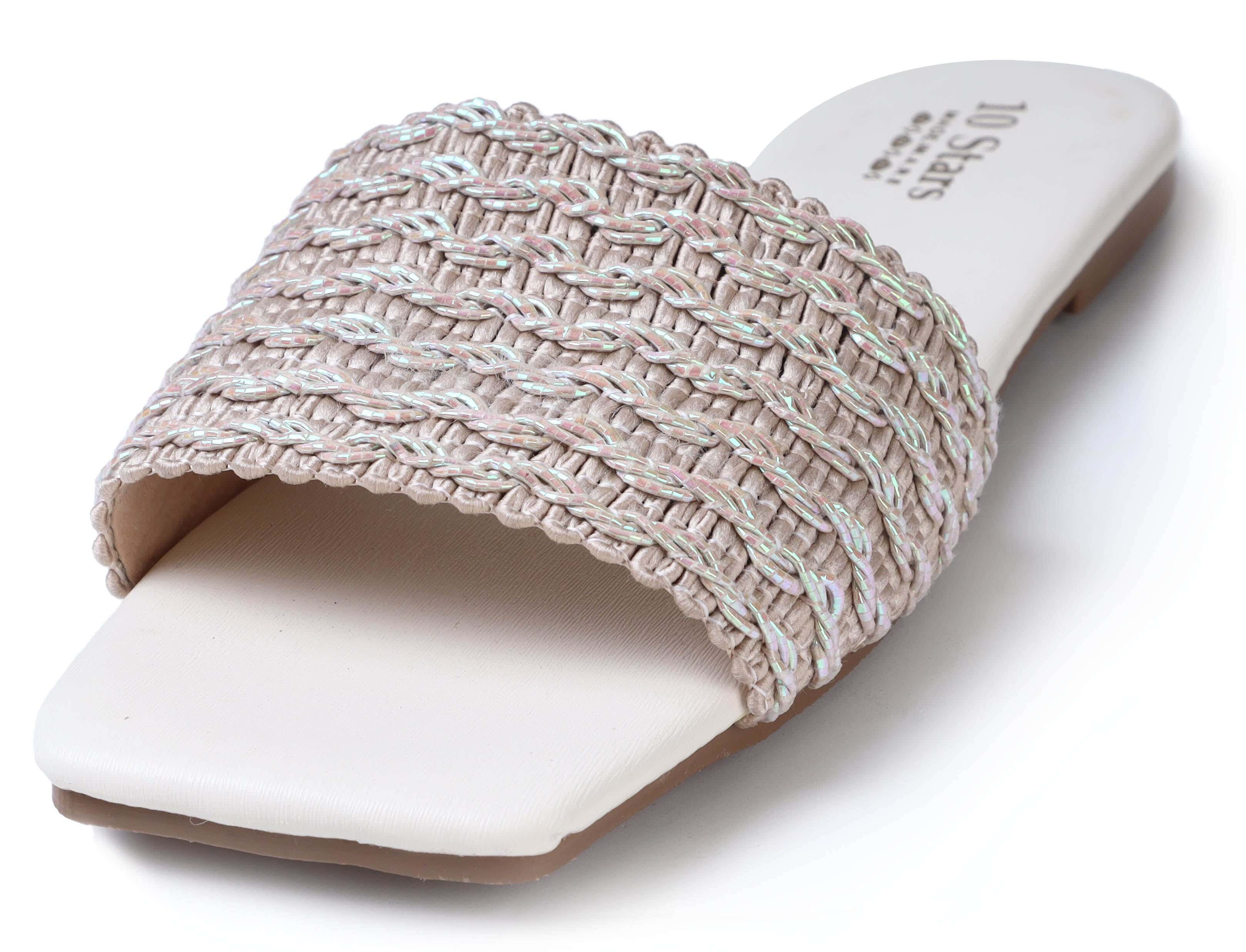 Aldawara Leather Slide Slipper For Women