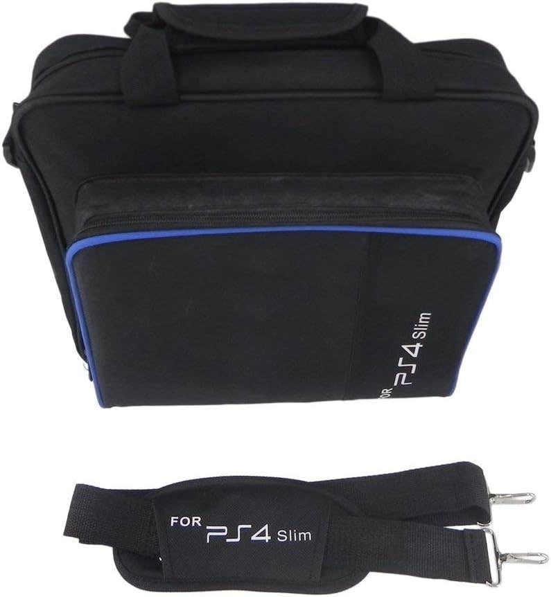 Tatoonly Waterproof Shockproof Travel Shoulder Bag for PlayStation 4 - Black